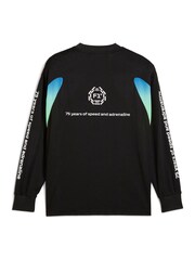 Puma Black Oversized Mens F1 Long Sleeve T-Shirt - Image 3 of 3