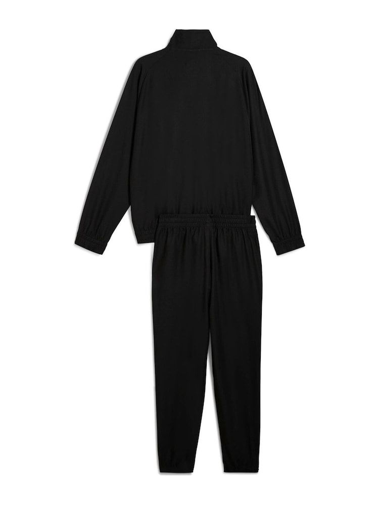 Puma Black Mens Woven Piping Tracksuit - Image 2 of 2