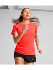 Puma Red Womens Velocity Running T-Shirt - Image 1 of 5