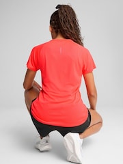 Puma Red Womens Velocity Running T-Shirt - Image 9 of 13