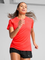 Puma Red Womens Velocity Running T-Shirt - Image 7 of 13