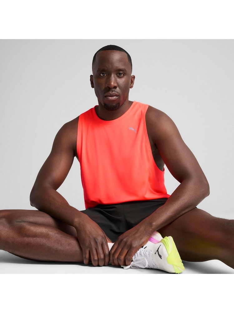 Puma Red Mens Velocity Running Tank Top - Image 1 of 1