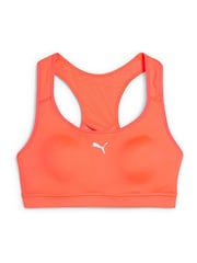 Puma Orange Womens 4KEEPS Running Bra - Image 6 of 7