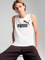 Puma White Mens Essentials No. 1 Logo Tank Top - Image 1 of 3