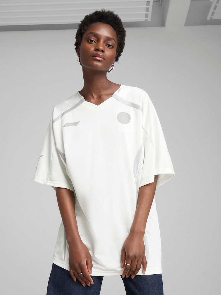 Puma White Womens F1 T-Shirt - Image 1 of 7