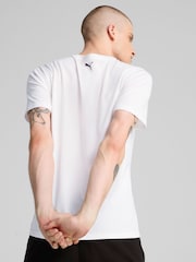 Puma White Mens Tad Tech Triblend T-Shirt - Image 4 of 7