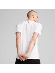Puma White Mens Tad Tech Triblend T-Shirt - Image 5 of 7