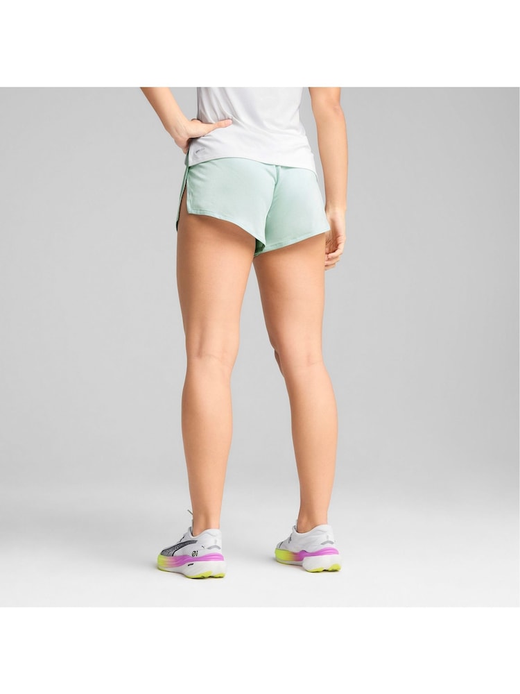 Puma Blue Womens Run Knit 3 Split Shorts - Image 7 of 7