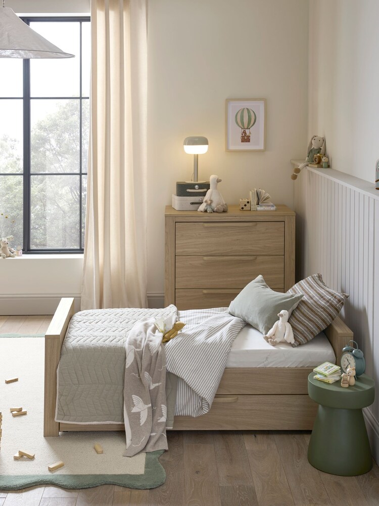 Mamas & Papas Natural Oak Franklin 2 Piece Nursery Furniture Set - Image 2 of 9