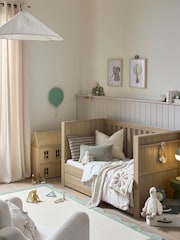 Mamas & Papas Natural Oak Franklin 2 Piece Nursery Furniture Set - Image 3 of 9