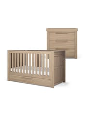 Mamas & Papas Natural Oak Franklin 2 Piece Nursery Furniture Set - Image 6 of 9