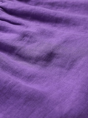 Seasalt Cornwall Purple Tide Flow 100% Linen  Shorts - Image 5 of 5