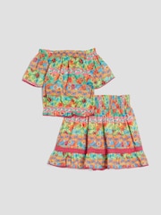 River Island Tropical Stripe Skirt Set - Bild 1 von 5