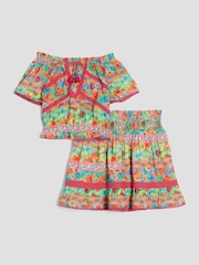 River Island Tropical Stripe Skirt Set - Bild 2 von 5