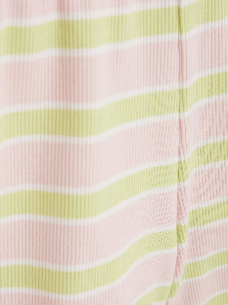 River Island Pink Girls Stripe Shorts Set - Image 5 of 5