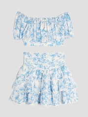 River Island Blue Girls Skirt Set - Image 1 of 4