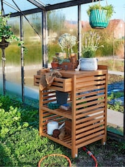 La Redoute Intérieurs Acacia Garden Acacia Outdoor Storage Unit - Image 1 of 6