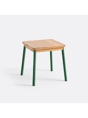 La Redoute Intérieurs Acacia Green Jaja Steel and Extendable Garden Table - Image 3 of 5
