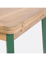 La Redoute Intérieurs Acacia Green Jaja Steel and Extendable Garden Table - Image 5 of 5