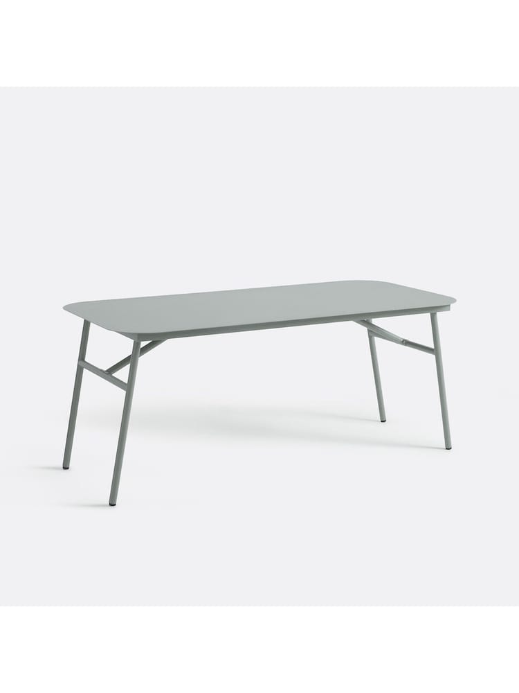 La Redoute Intérieurs Green Hanso Steel Garden Table - Image 1 of 5