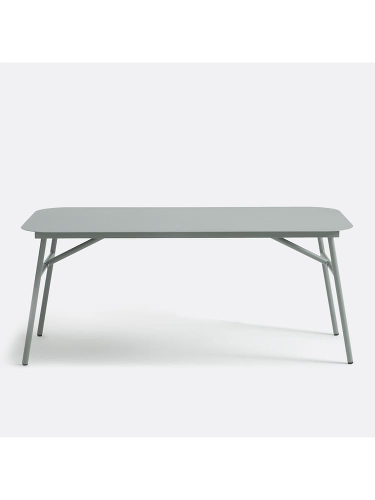 La Redoute Intérieurs Green Hanso Steel Garden Table - Image 2 of 5
