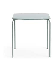 La Redoute Intérieurs Sage Green Dune Square Metal Garden Table - Image 3 of 6