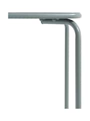 La Redoute Intérieurs Sage Green Dune Square Metal Garden Table - Image 5 of 6