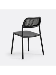 La Redoute Intérieurs Set of 2 Black Lyona Aluminium Garden Chairs - Image 3 of 5