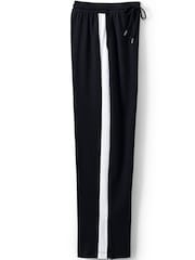 Lands' End Black Wide Leg Sporty 100% Cotton Trousers - Image 5 of 5