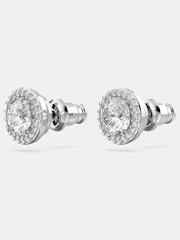 Swarovski Una Angelic Stud Earrings with Round Cut Pavé Rhodium Plated - Bild 3 von 7