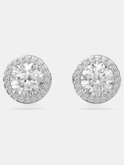 Swarovski Una Angelic Stud Earrings with Round Cut Pavé Rhodium Plated - Bild 4 von 7