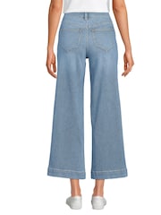 Lands' End Blue High Rise Stripe Jeans - Image 2 of 4
