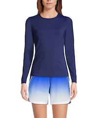 Lands' End Blue Long Sleeve Rash Guard Rash Vest - Image 2 of 4