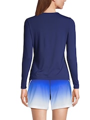 Lands' End Blue Long Sleeve Rash Guard Rash Vest - Image 3 of 4