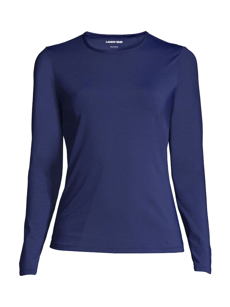 Lands' End Blue Long Sleeve Rash Guard Rash Vest - Image 4 of 4