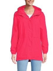 Lands' End Pink Waterproof Packable Raincoat - Image 3 of 6