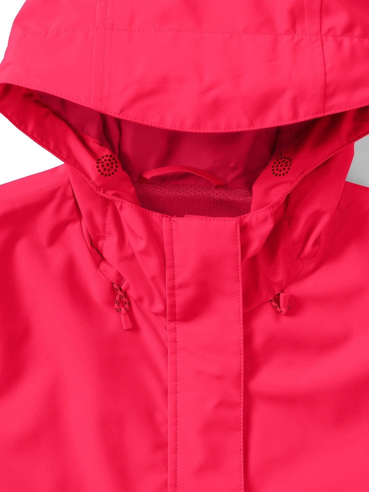 Lands' End Pink Waterproof Packable Raincoat - Image 6 of 6
