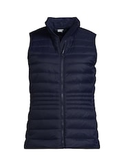 Lands' End Blue Lightweight Down Gilet - Image 4 of 5