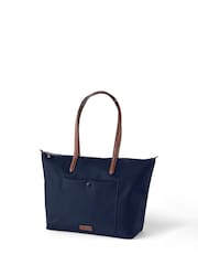 Lands' End Blue Large Nylon Tote Bag - Image 1 of 4