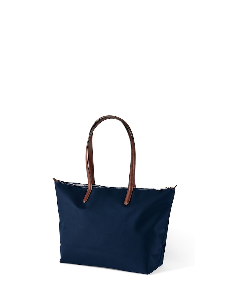 Lands' End Blue Large Nylon Tote Bag - Image 2 of 4