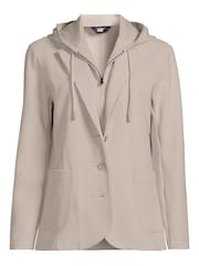 Lands' End Cream Knit Blazer - Image 7 of 8