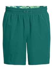 Lands' End Green Reversible Swim Shorts - Image 8 of 8
