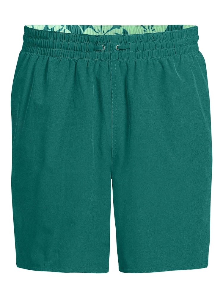 Lands' End Green Reversible Swim Shorts - Image 8 of 8