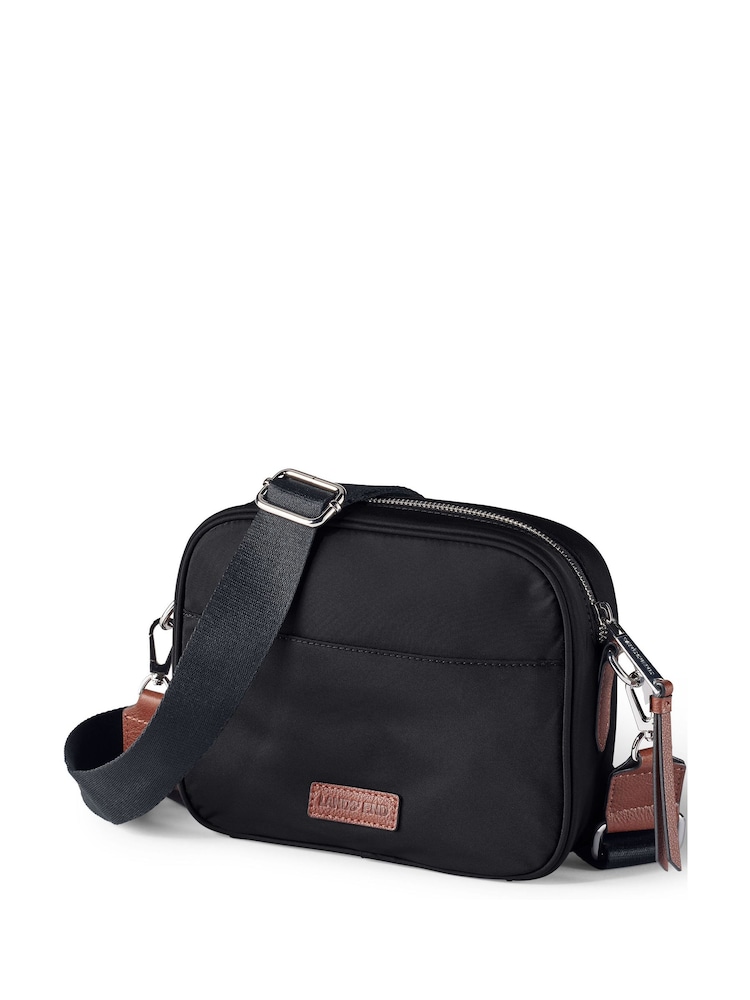 Lands' End Black Nylon Cross-Body Bag - Image 1 of 3