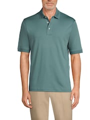 Lands' End Green Supima 100% Cotton Polo Shirt - Image 4 of 6