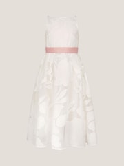 Monsoon White Floral Embroidered Maxi Party Dress - Image 1 of 3