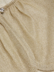 Monsoon Gold Glitter Puff Sleeve Cardigan - Image 3 of 3