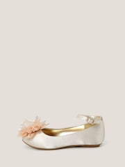 Monsoon Gold Anise Flower Ballet Flats - Image 1 of 3
