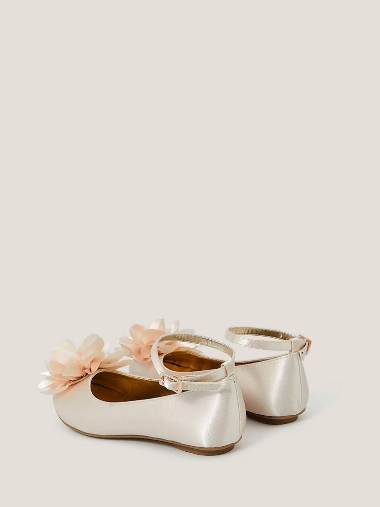 Monsoon Gold Anise Flower Ballet Flats - Image 3 of 3