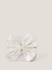 Monsoon Natural Large Bow Bridesmaid Mini Bag - Image 1 of 3